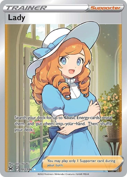 Pokemon - Lady (Full Art) (193/196) (SWSH11: Lost Origin)