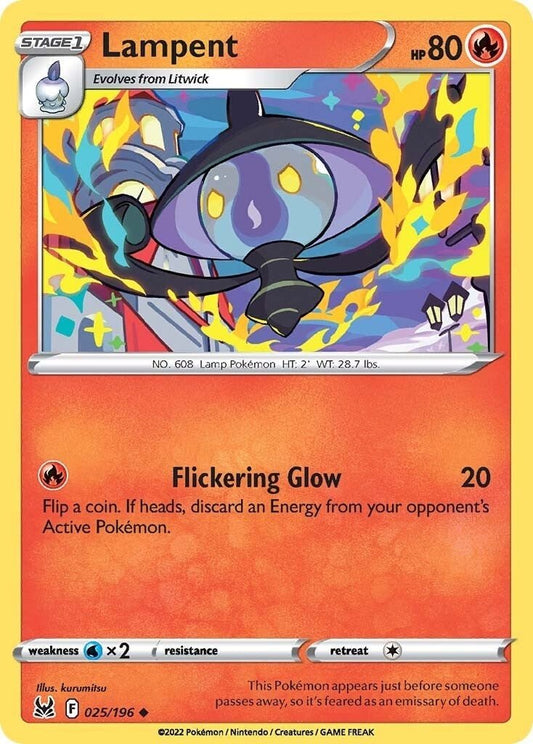 Pokemon - Lampent (025/196) (SWSH11: Lost Origin)