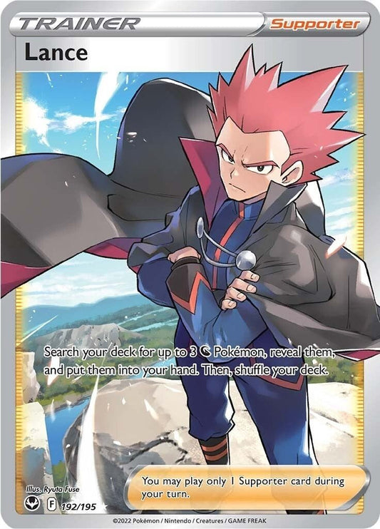 Pokemon - Lance (Full Art) (192/195) (SWSH12: Silver Tempest)