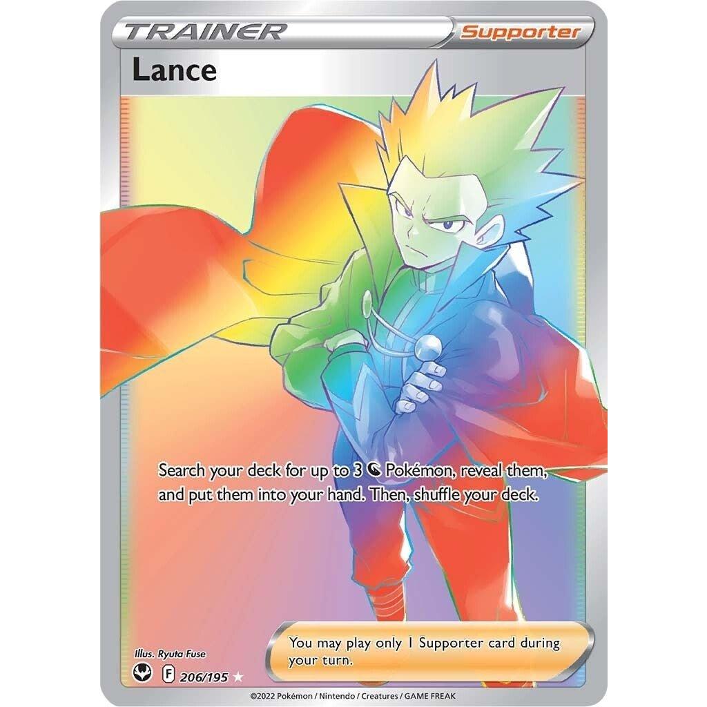 The Pokemon Company Lance (Secret) (206/195) (SWSH12: Silver Tempest) by LAB7 Malta, Europe