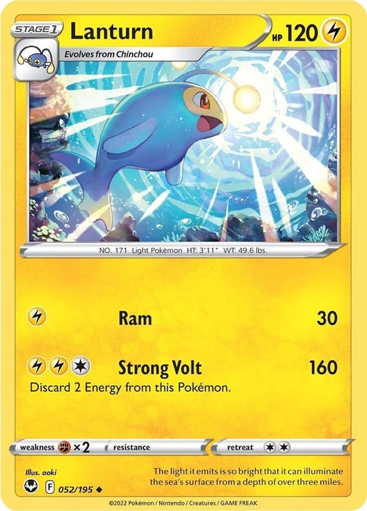 Pokemon - Lanturn (052/195) (SWSH12: Silver Tempest)