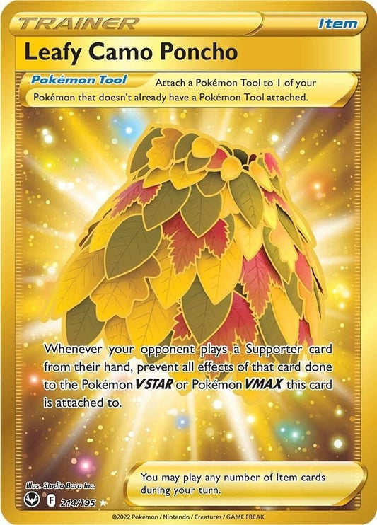 Pokemon - Leafy Camo Poncho (Secret) (214/195) (SWSH12: Silver Tempest)
