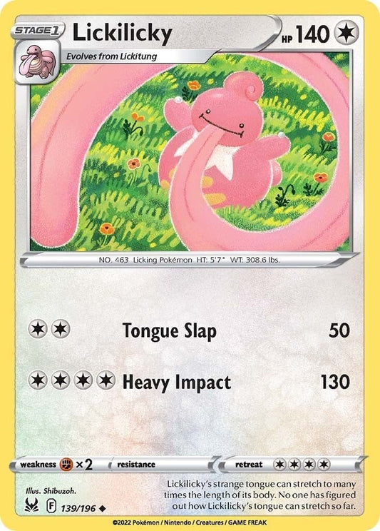 Pokemon - Lickilicky (139/196) (SWSH11: Lost Origin)
