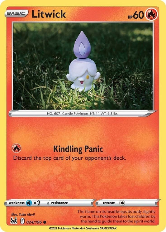 Pokemon - Litwick (024/196) (SWSH11: Lost Origin)