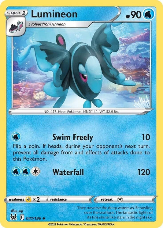 Pokemon - Lumineon (041/196) (SWSH11: Lost Origin)