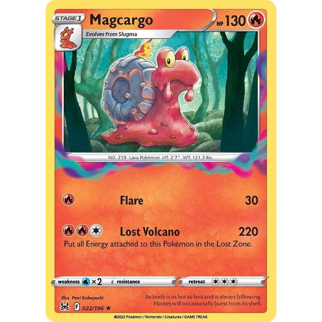 Pokemon Magcargo (022/196) (SWSH11: Lost Origin) by LAB7 Malta, Europe