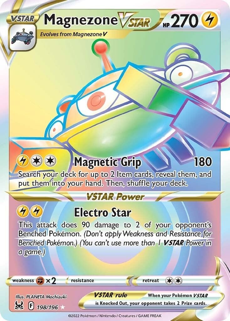 Pokemon - Magnezone VSTAR (Secret) (198/196) (SWSH11: Lost Origin)
