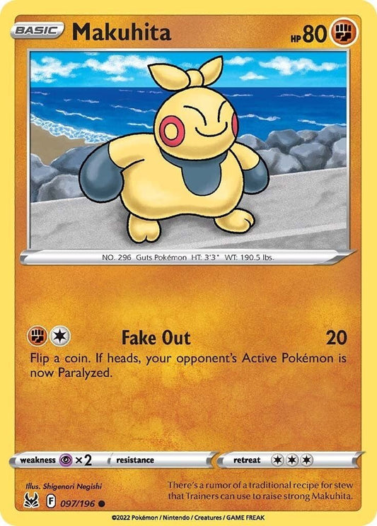 Pokemon - Makuhita (097/196) (SWSH11: Lost Origin)