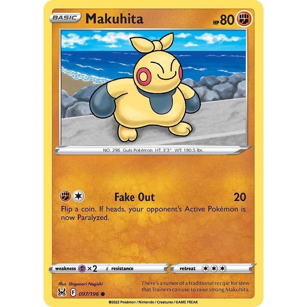 Pokemon Makuhita (097/196) (SWSH11: Lost Origin) by LAB7 Malta, Europe