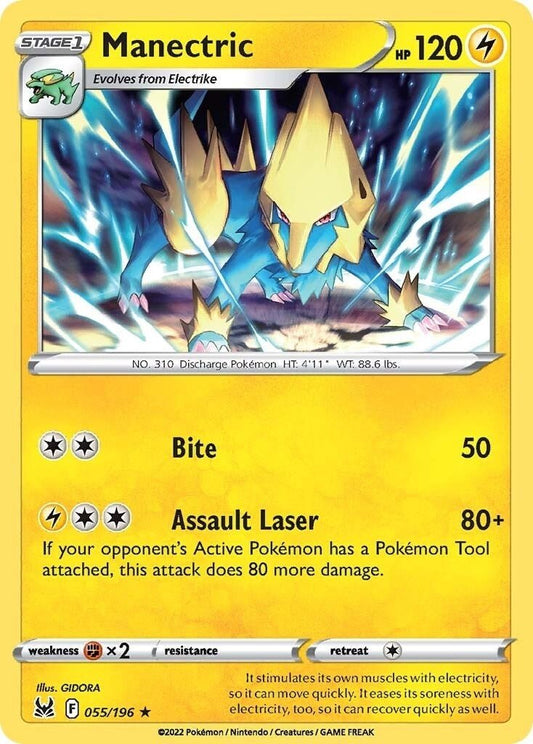 Pokemon - Manectric (055/196) (SWSH11: Lost Origin)