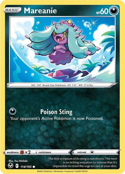 Pokemon - Mareanie (114/195) (SWSH12: Silver Tempest)