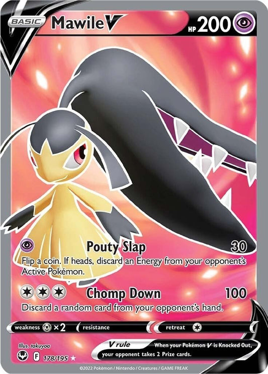 Pokemon - Mawile V (Full Art) (178/195) (SWSH12: Silver Tempest)