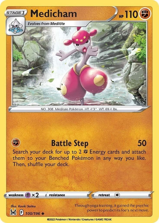 Pokemon - Medicham (100/196) (SWSH11: Lost Origin)