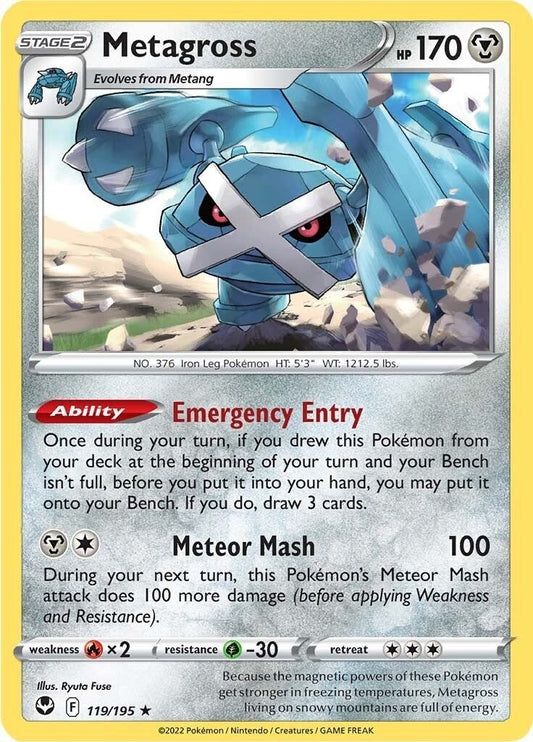 Pokemon - Metagross (119/195) (SWSH12: Silver Tempest)