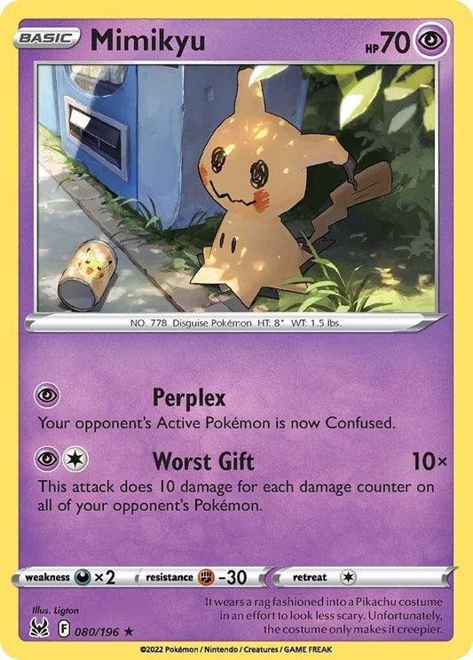 Pokemon - Mimikyu (080/196) (SWSH11: Lost Origin)