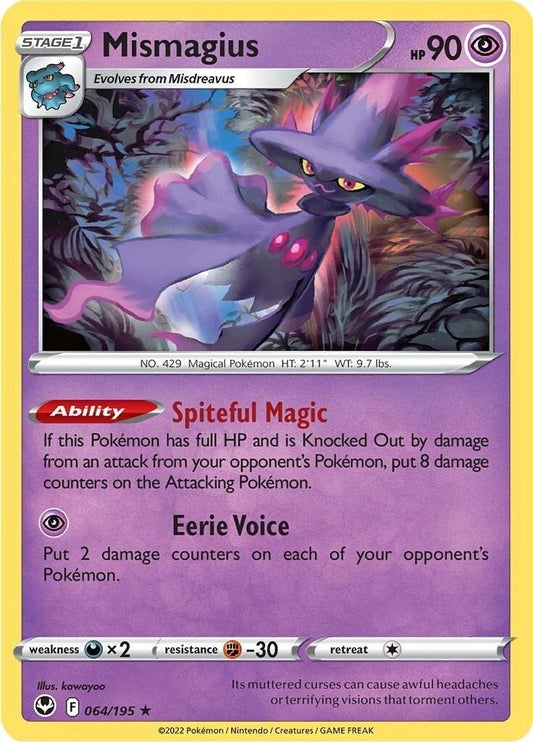 Pokemon - Mismagius (064/195) (SWSH12: Silver Tempest)