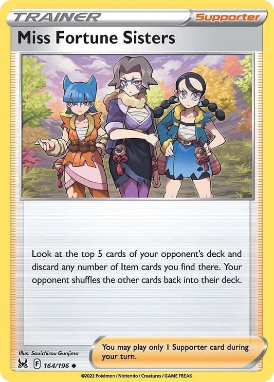 Pokemon - Miss Fortune Sisters (164/196) (SWSH11: Lost Origin)
