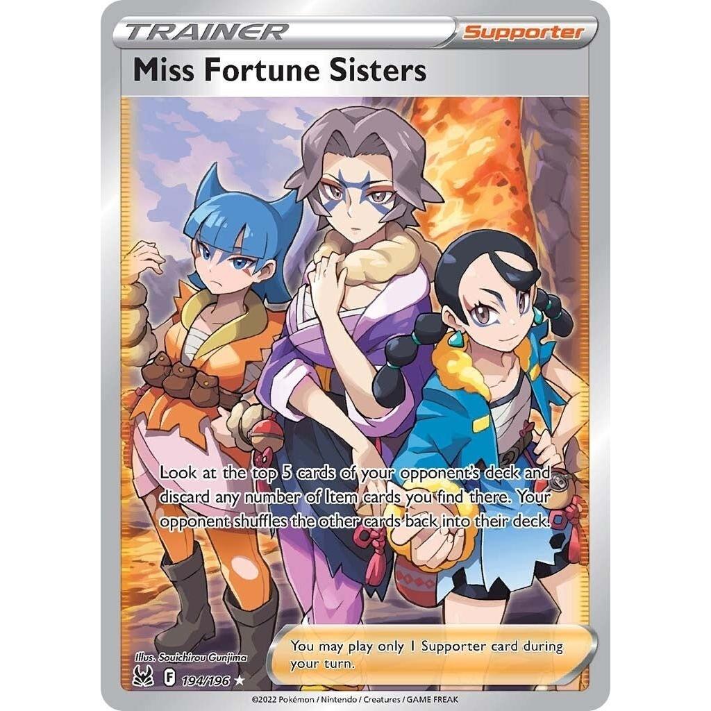 Pokemon Miss Fortune Sisters (Full Art) (194/196) (SWSH11: Lost Origin) by LAB7 Malta, Europe