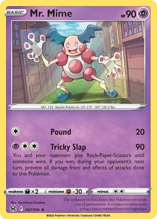 Pokemon - Mr. Mime (067/196) (SWSH11: Lost Origin)