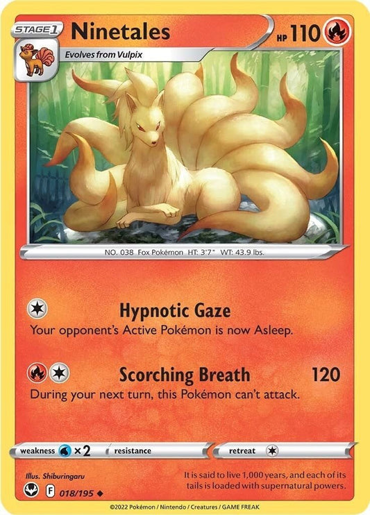 Pokemon - Ninetales (018/195) (SWSH12: Silver Tempest)