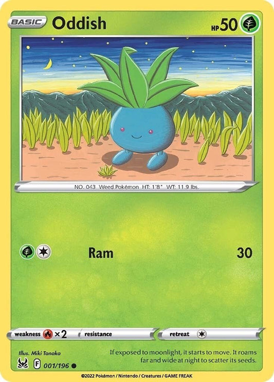 Pokemon - Oddish (001/196) (SWSH11: Lost Origin)