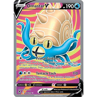 The Pokemon Company Omastar V (Full Art) (174/195) (SWSH12: Silver Tempest) by LAB7 Malta, Europe