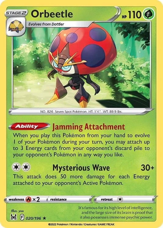Pokemon - Orbeetle (020/196) (SWSH11: Lost Origin)