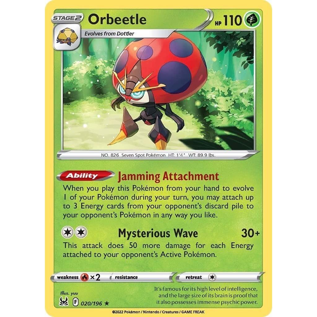Pokemon Orbeetle (020/196) (SWSH11: Lost Origin) by LAB7 Malta, Europe