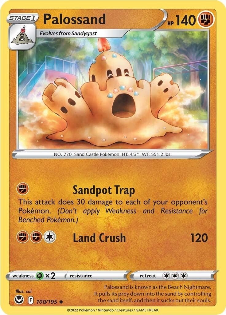 Pokemon - Palossand (100/195) (SWSH12: Silver Tempest)