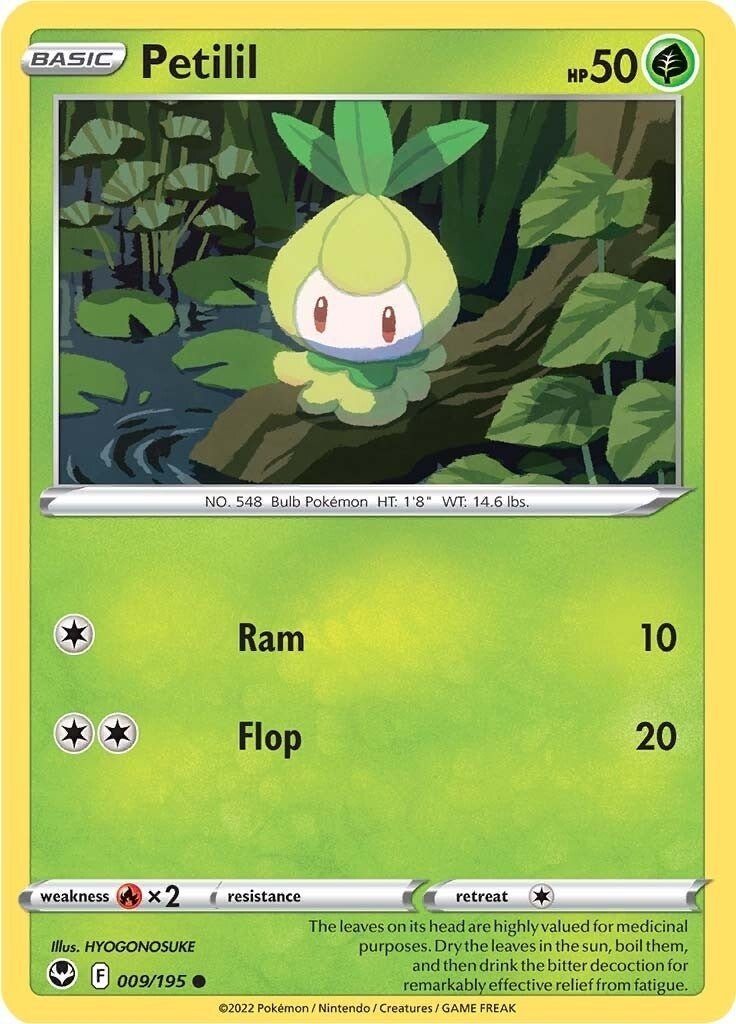 Pokemon - Petilil (009/195) (SWSH12: Silver Tempest)