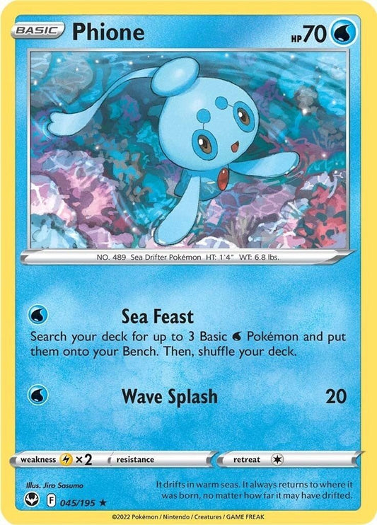 Pokemon - Phione (045/195) (SWSH12: Silver Tempest)