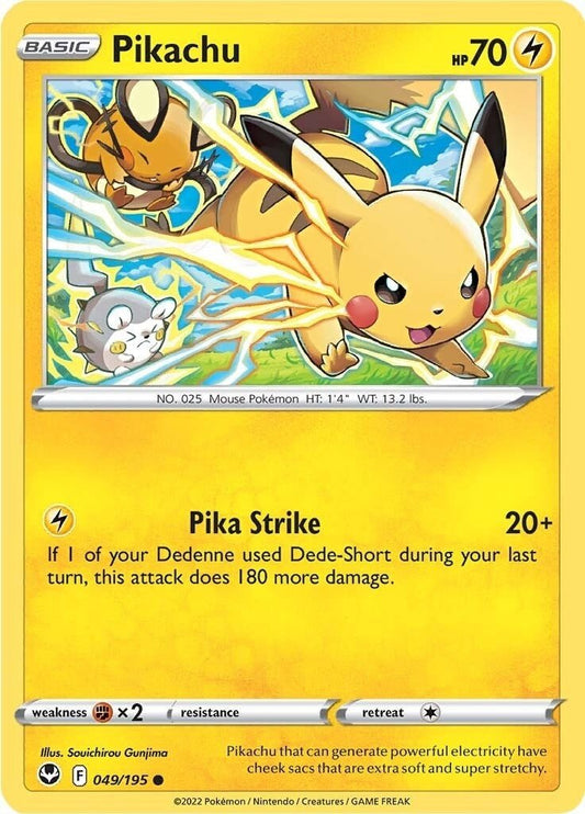 Pokemon - Pikachu (049/195) (SWSH12: Silver Tempest)
