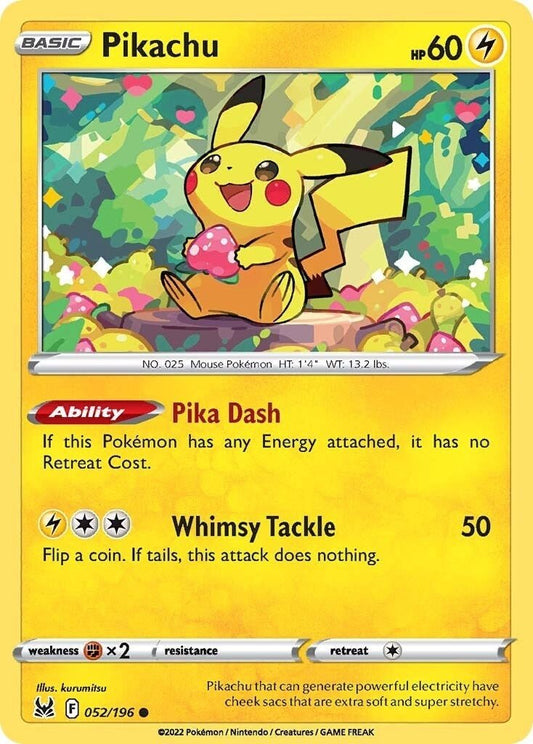 Pokemon - Pikachu (052/196) (SWSH11: Lost Origin)