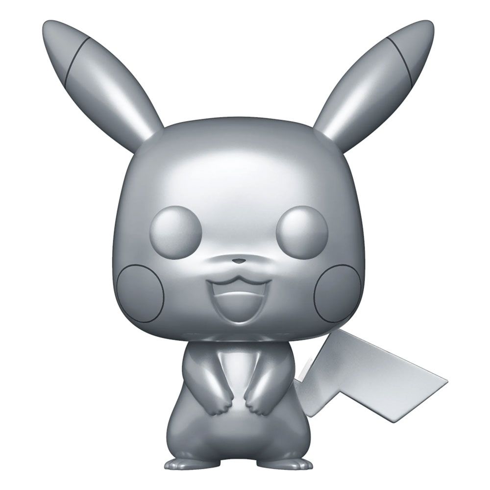 Pokemon - Pikachu Silver Metallic Pop! Vinyl Figure 353 by LAB7 Malta, Europe