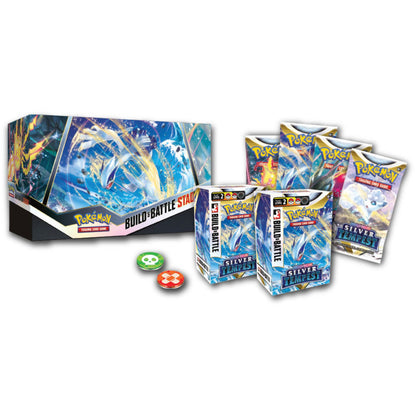 Pokémon TCG: Sword & Shield 12 Silver Tempest Build & Battle Stadium Box by LAB7 Malta