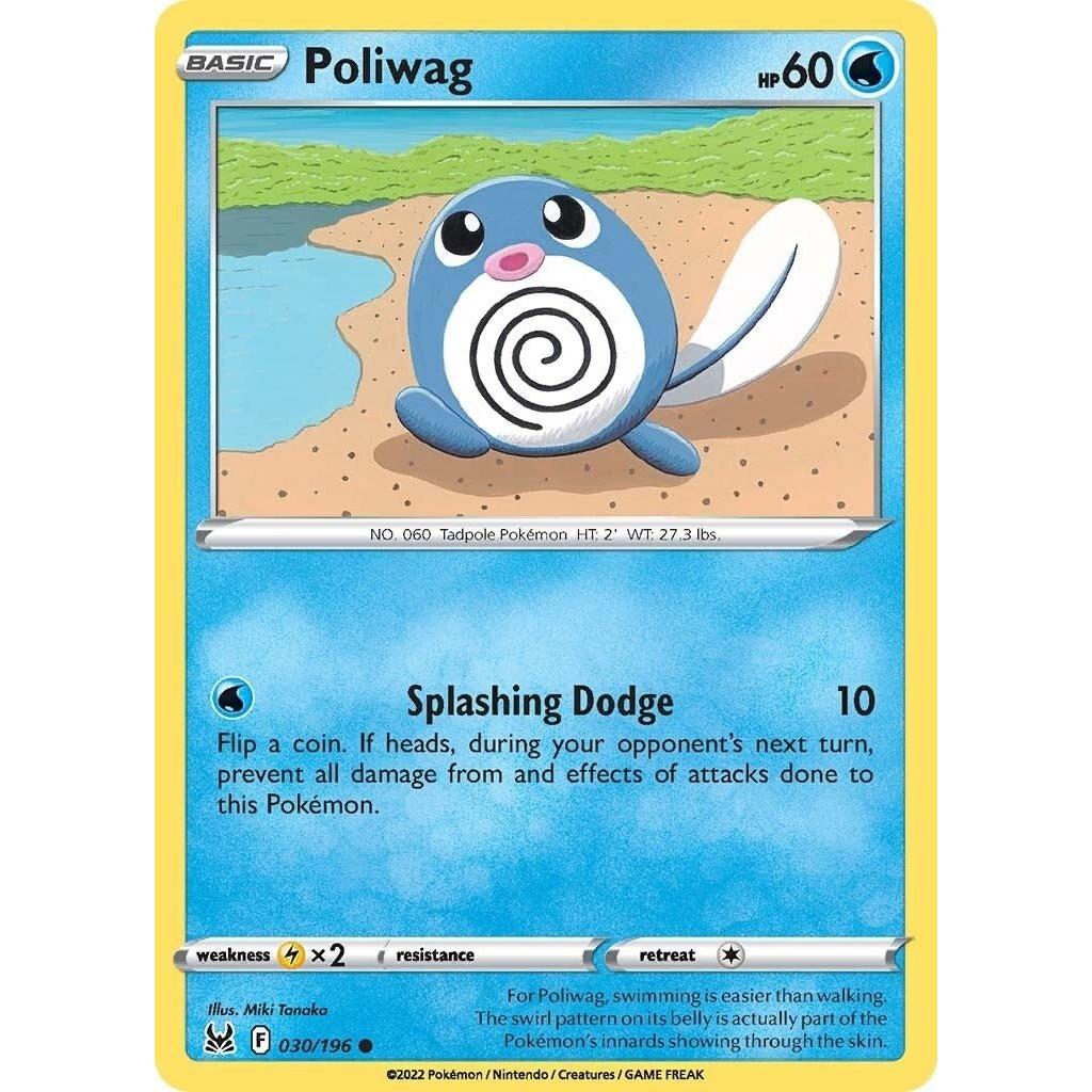 Pokemon Poliwag (030/196) (SWSH11: Lost Origin) by LAB7 Malta, Europe