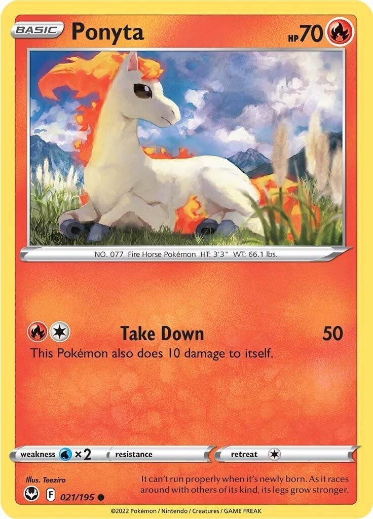 Pokemon - Ponyta (021/195) (SWSH12: Silver Tempest)