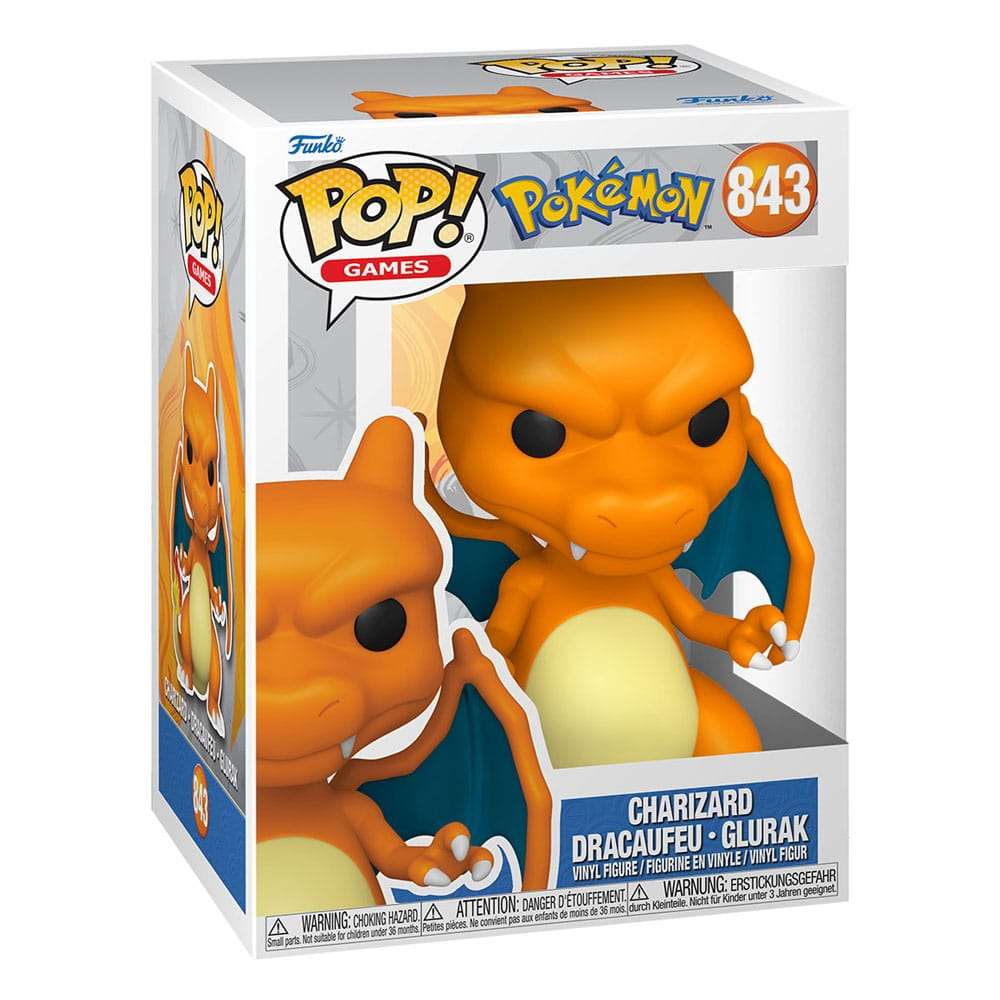 Pokemon POP! Games Vinyl Figure Charizard (EMEA) 9 cm by LAB7 Malta, Europe