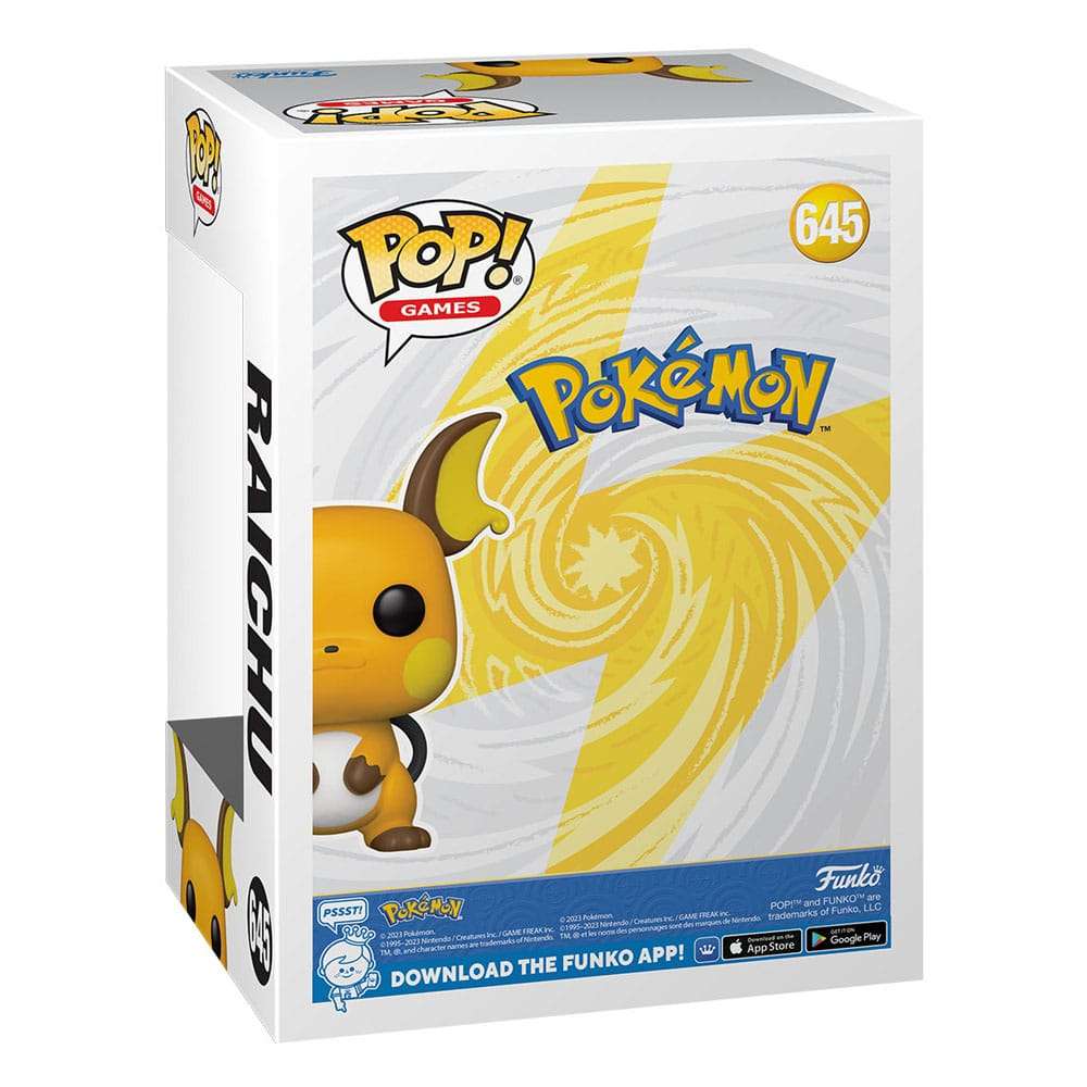 Pokemon POP! Games Vinyl Figure Raichu by LAB7 Malta, Europe