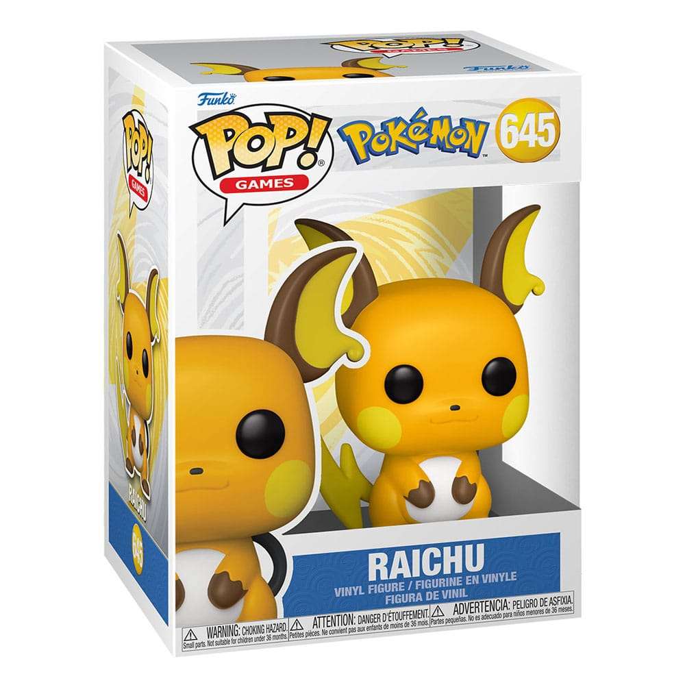 Pokemon POP! Games Vinyl Figure Raichu by LAB7 Malta, Europe