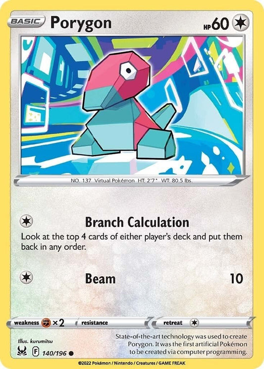 Pokemon - Porygon (140/196) (SWSH11: Lost Origin)