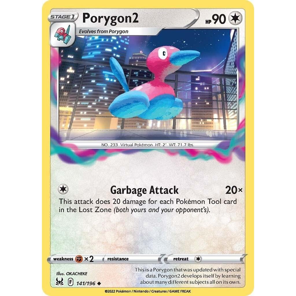 Pokemon Porygon2 (141/196) (SWSH11: Lost Origin) by LAB7 Malta, Europe
