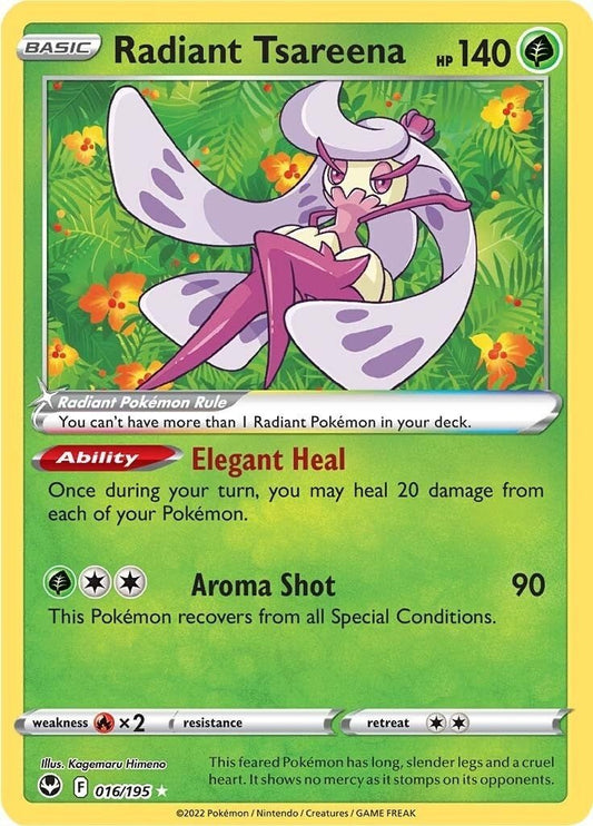 Pokemon - Radiant Tsareena (016/195) (SWSH12: Silver Tempest)
