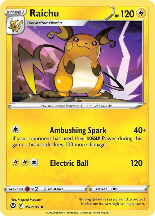 Pokemon - Raichu (050/195) (SWSH12: Silver Tempest)