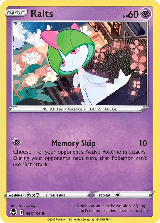 Pokemon - Ralts (067/195) (SWSH12: Silver Tempest)