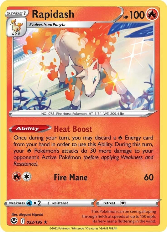 Pokemon - Rapidash (022/195) (SWSH12: Silver Tempest)