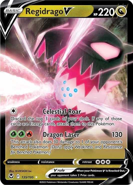 Pokemon - Regidrago V (135/195) (SWSH12: Silver Tempest)