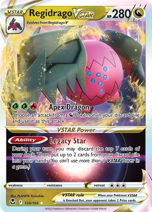 Pokemon - Regidrago VSTAR (136/195) (SWSH12: Silver Tempest)