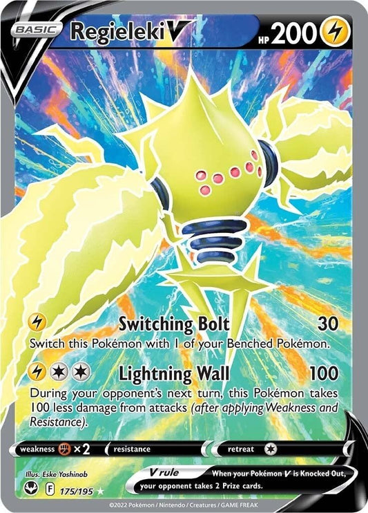 Pokemon - Regieleki V (Full Art) (175/195) (SWSH12: Silver Tempest)
