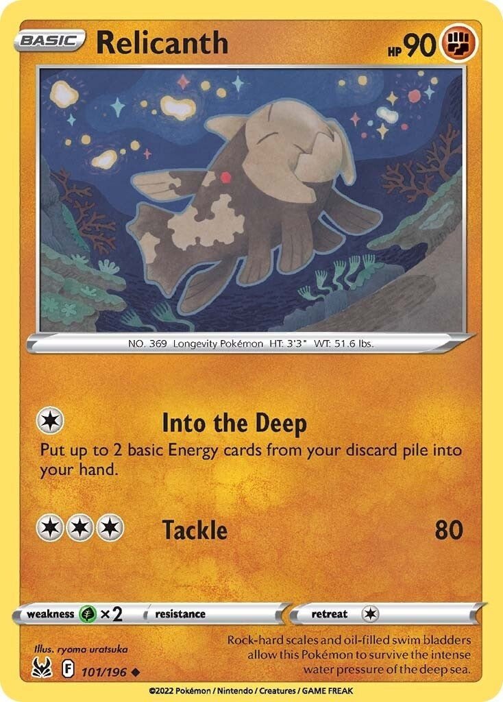 Pokemon - Relicanth (101/196) (SWSH11: Lost Origin)